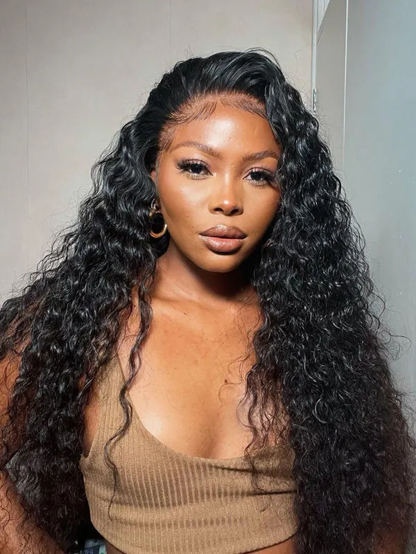 24hrs shipping Chinalacewig 360 HD Lace Front Wig Deep Curly Wig NCF161