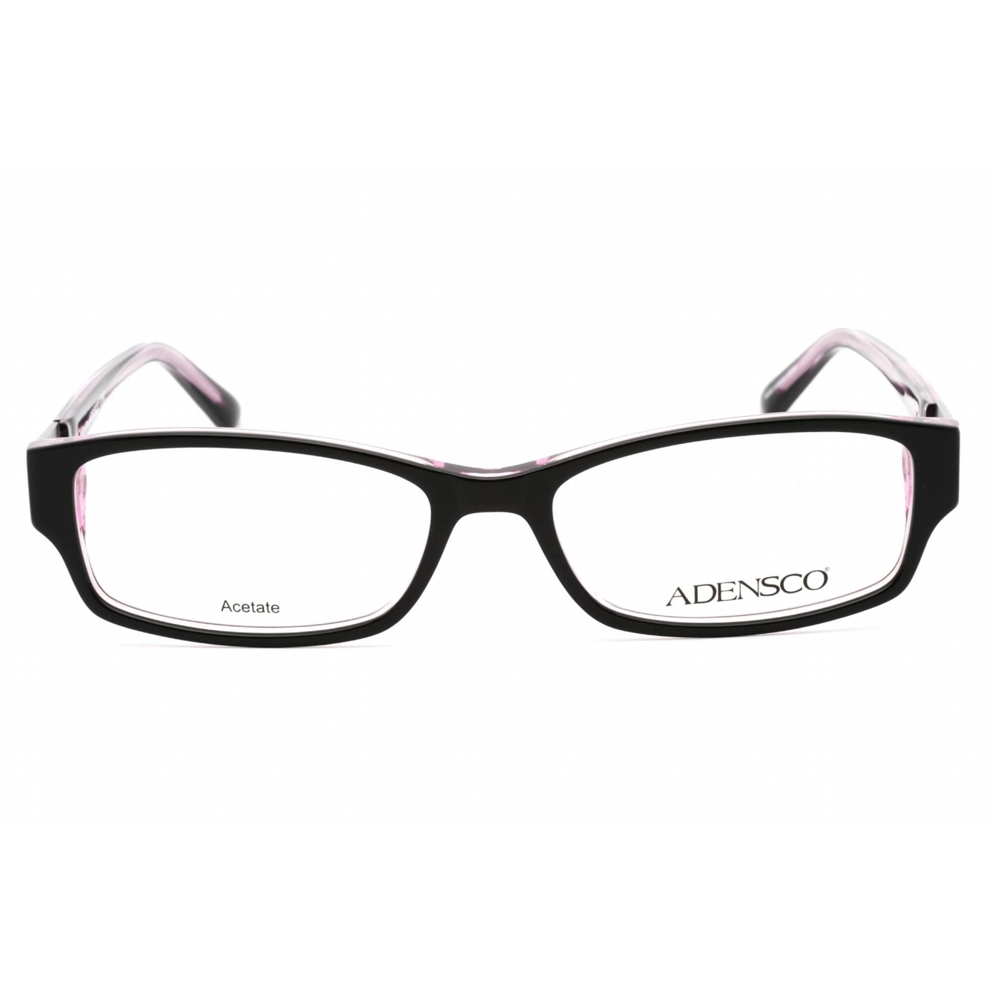 Adensco Women's Eyeglasses - Black Plum Rectangular Full Rim Frame | Jan 0JJT 00