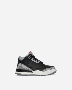 Air Jordan 3 Retro (PS) Sneakers Black Cement