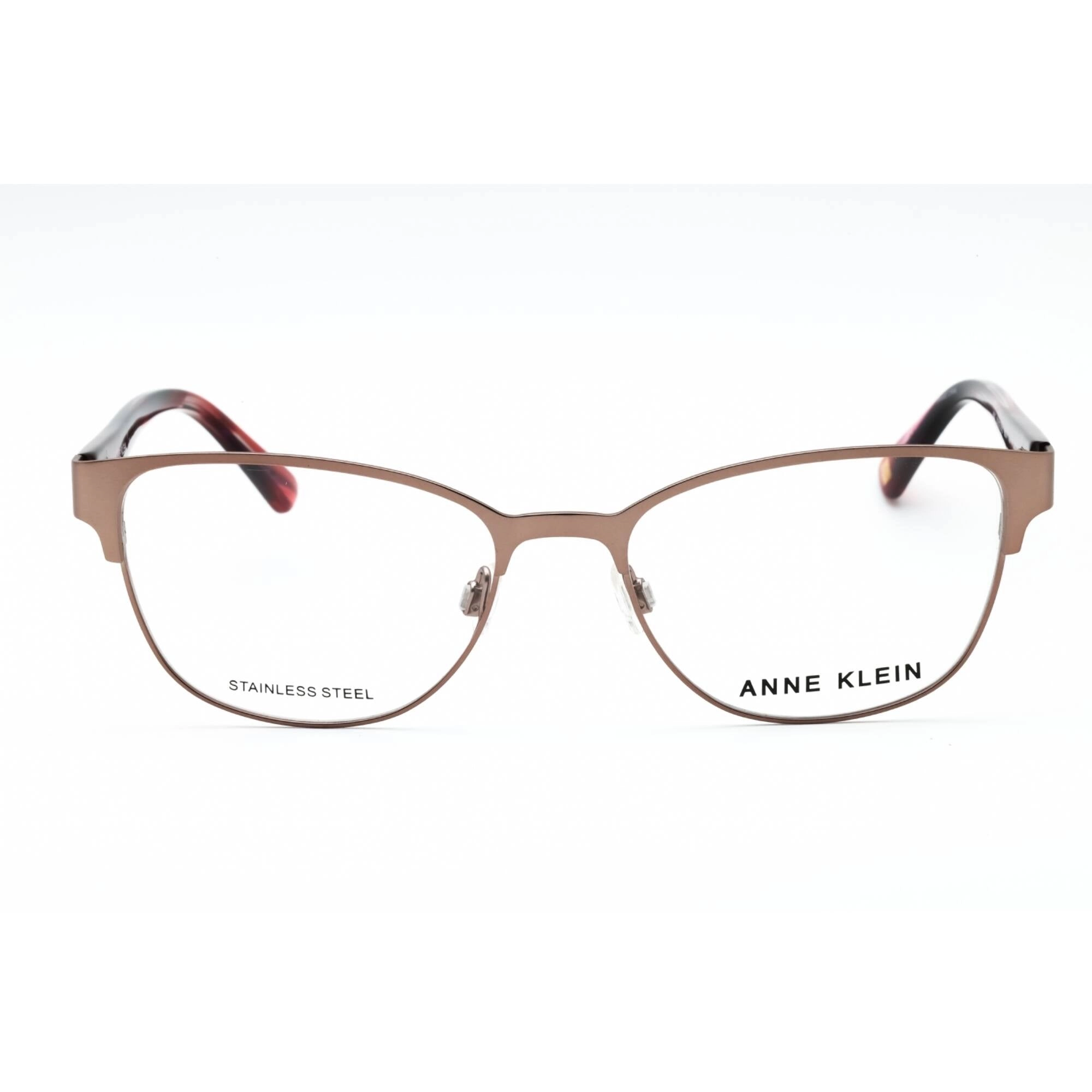 Anne Klein Women's Eyeglasses - Rose Gold Metal Full Rim Oval Shape Frame | AK5087 780