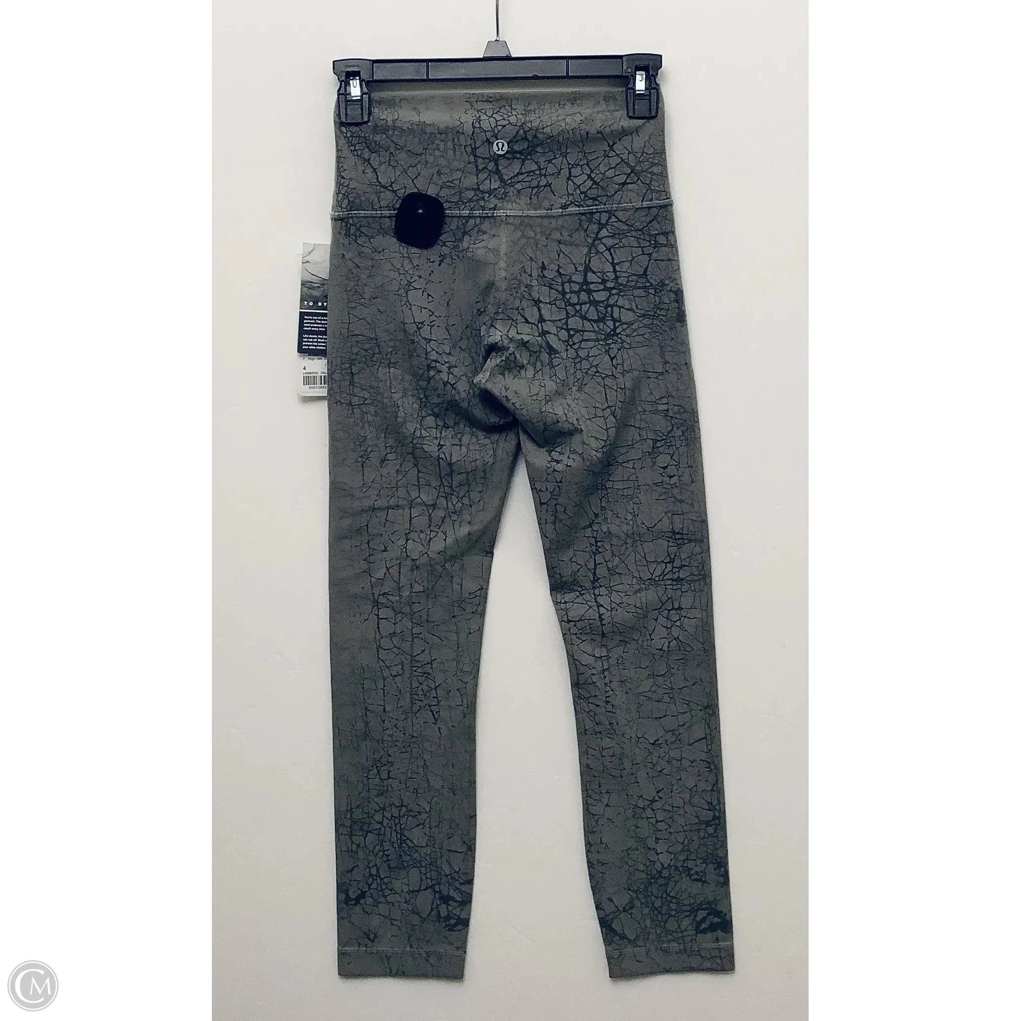 Athletic Leggings By Lululemon In Grey, Size: 4