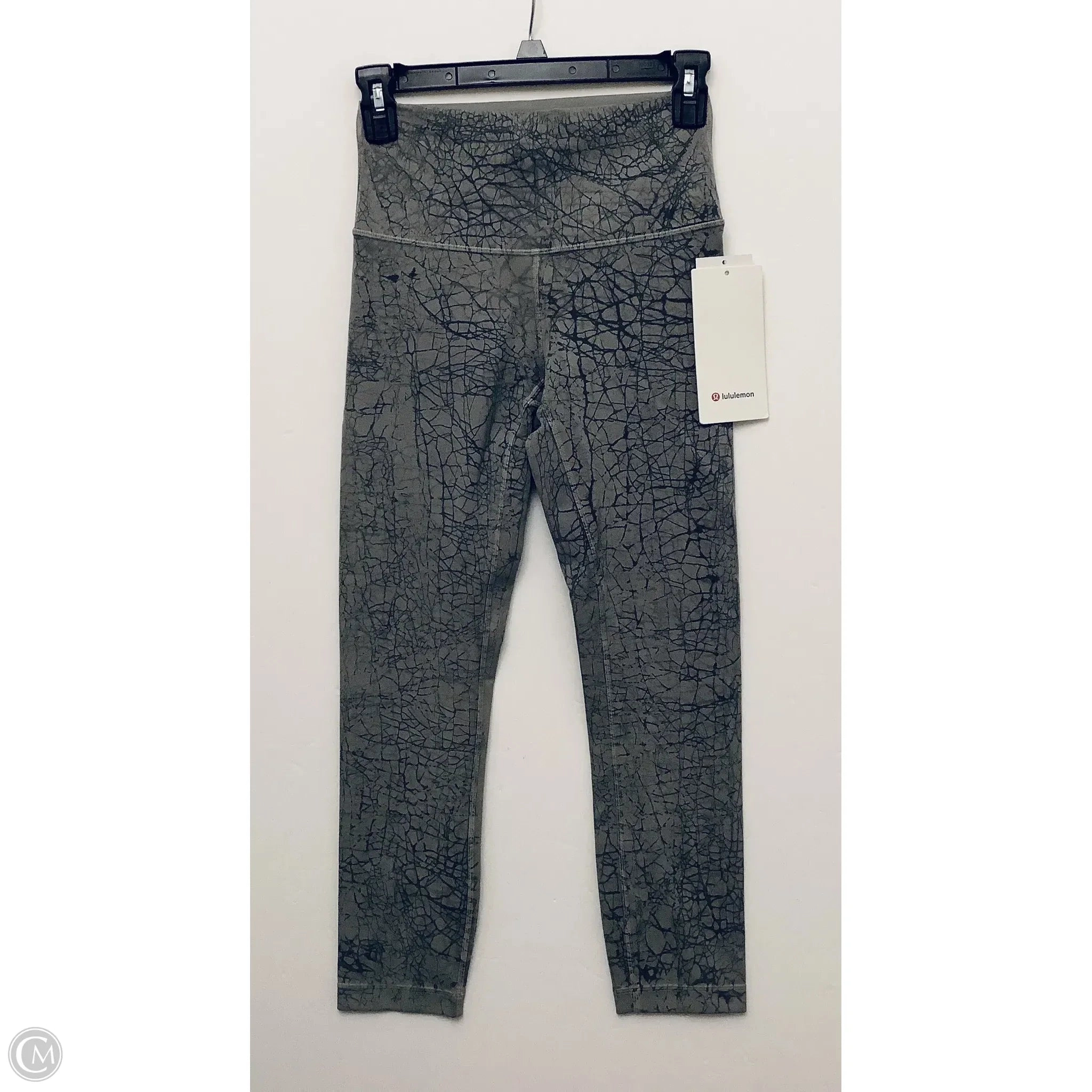 Athletic Leggings By Lululemon In Grey, Size: 4
