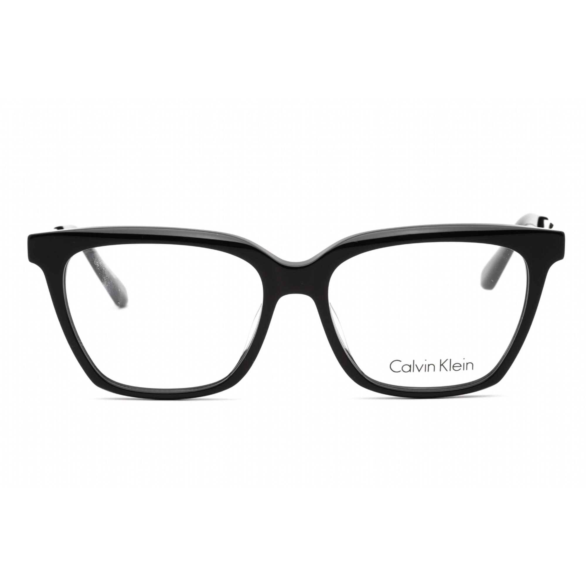 Calvin Klein Women's Eyeglasses - Full Rim Black Plastic Rectangular | CK22509 001