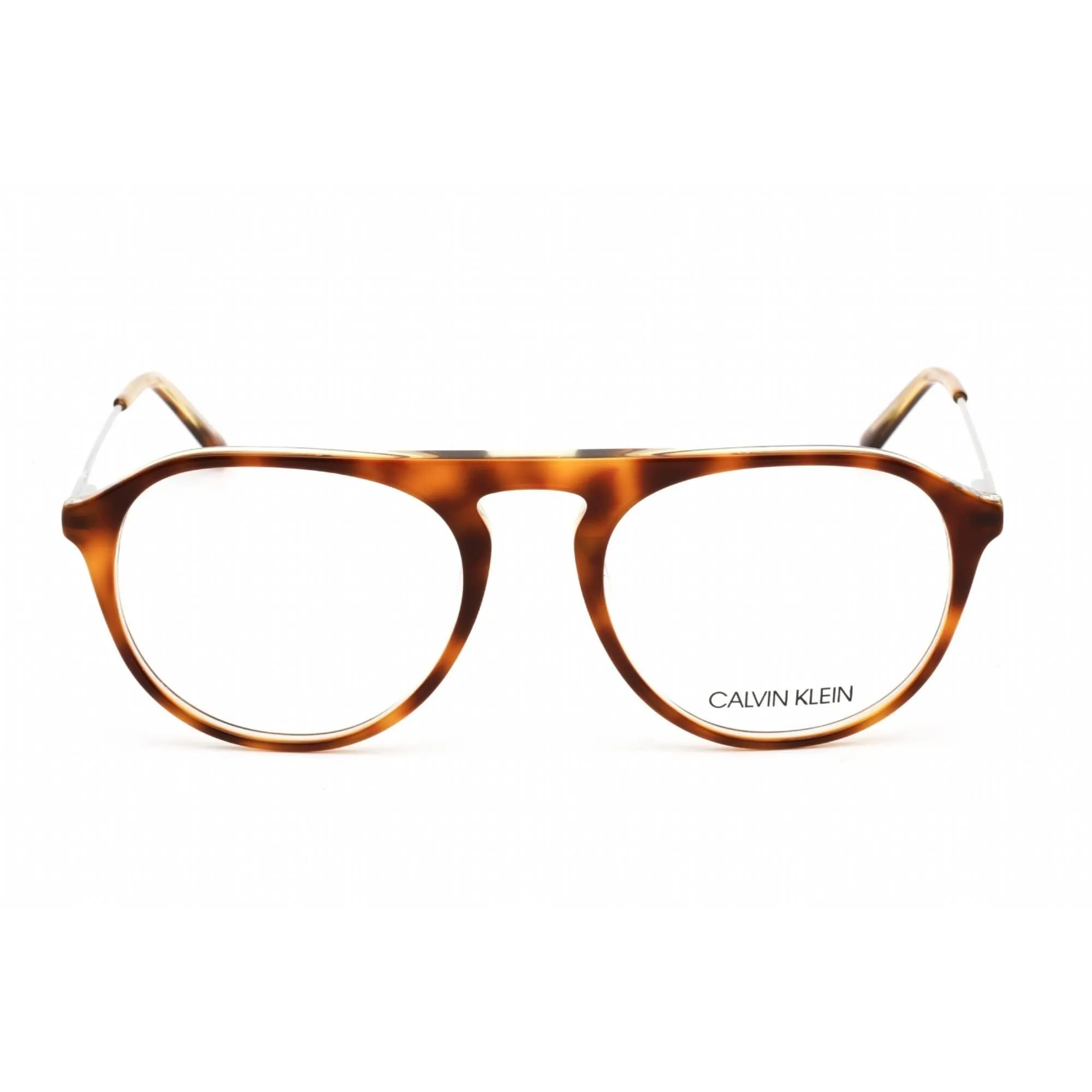 Calvin Klein Women's Eyeglasses - Tortoise/Crystal Yellow Round Frame | CK20703 241