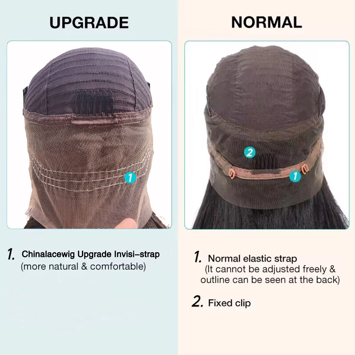 Chinalacewig Ombre Blonde Color Body Wave Virgin Human Hair 360 HD Lace Wigs CF230