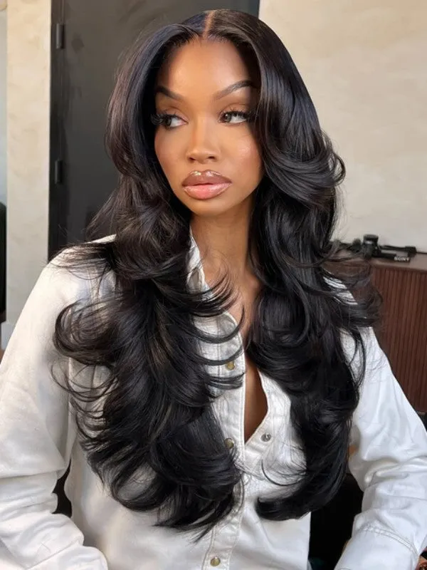 Chinalacewig Undetectable Glueless Body Wave 360 HD Front Lace Wig NCF160