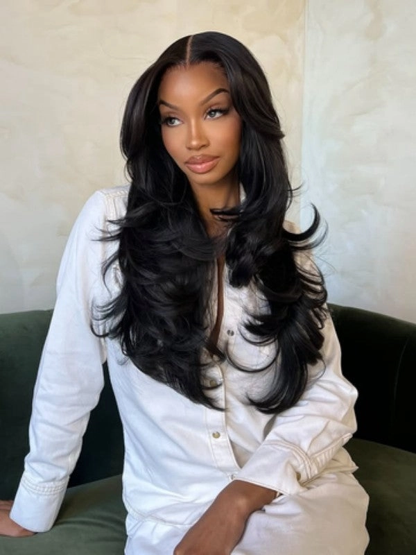 Chinalacewig Undetectable Glueless Body Wave 360 HD Front Lace Wig NCF160