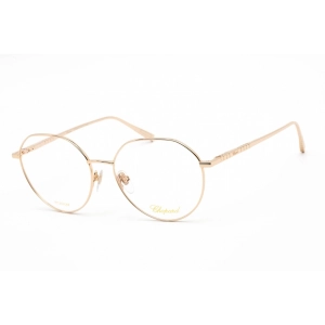 Chopard Women's Eyeglasses - Shiny Rose Gold Metal Round Shape Frame | VCHF71M 0300