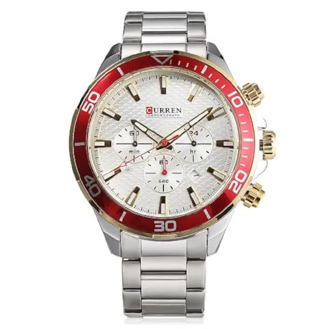 Curren Stainless Steel High Quality Watch (Dial 3.8cm) - CUR 141
