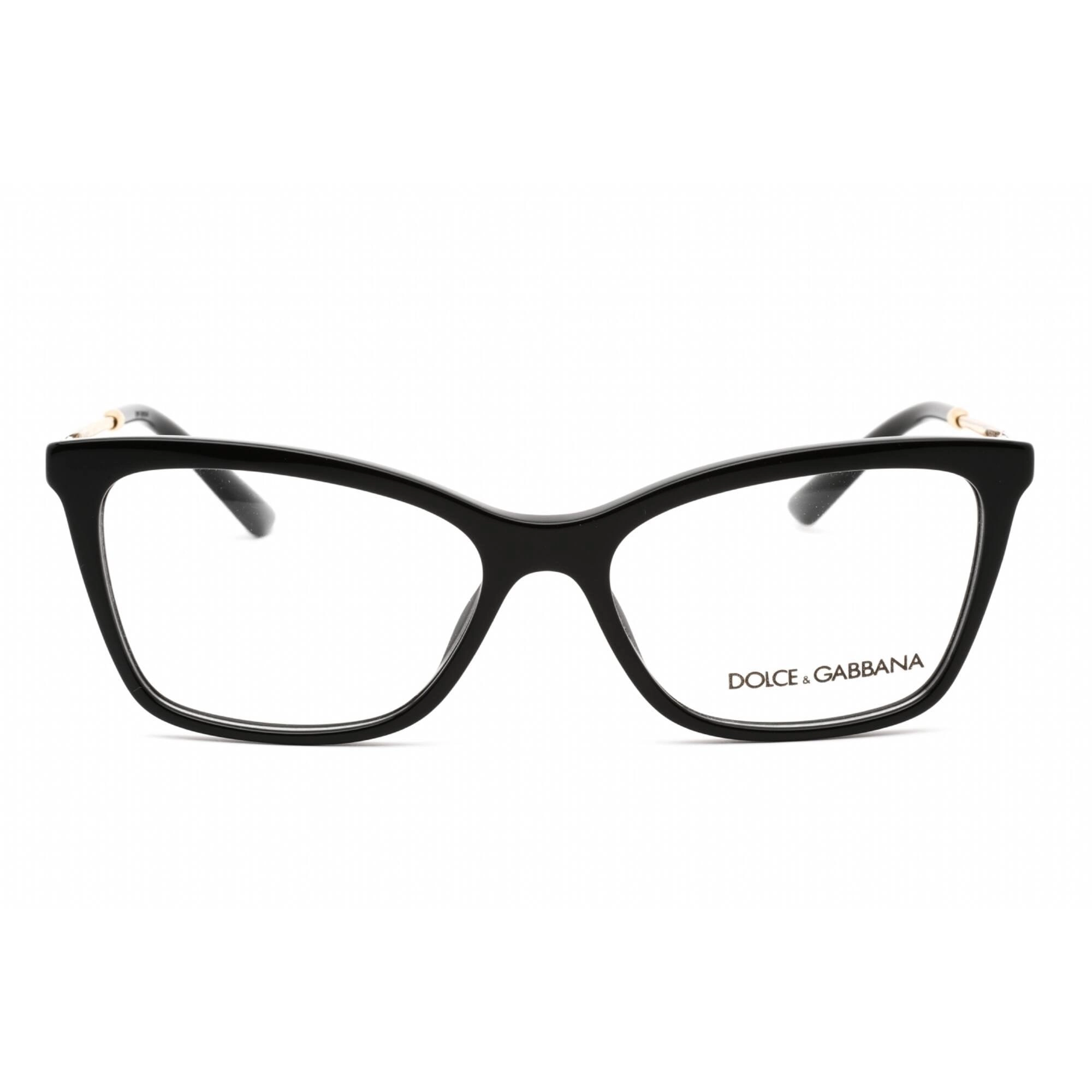 Dolce & Gabbana Women's Eyeglasses - Cat Eye Shape Black Plastic Frame | 0DG3347 501