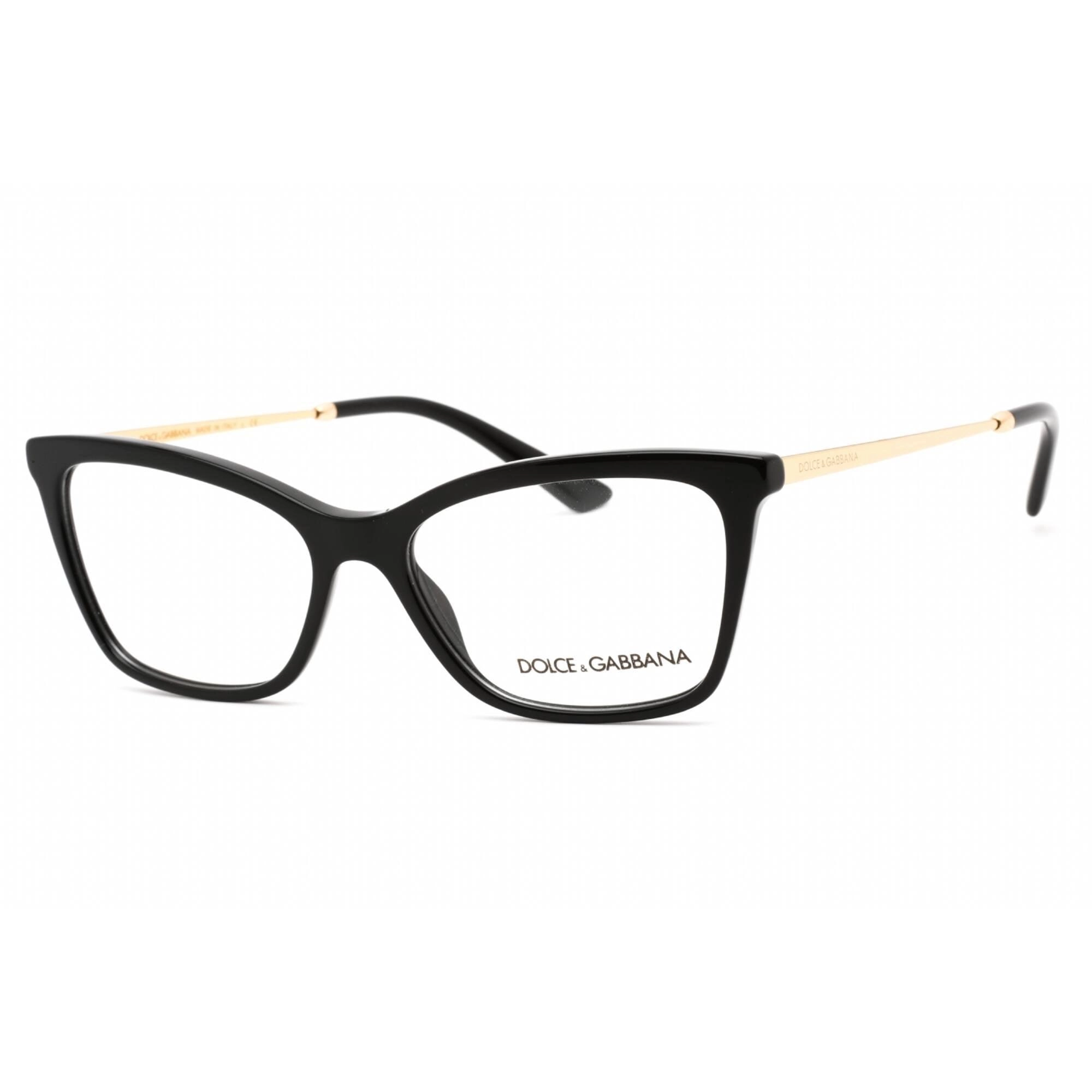 Dolce & Gabbana Women's Eyeglasses - Cat Eye Shape Black Plastic Frame | 0DG3347 501