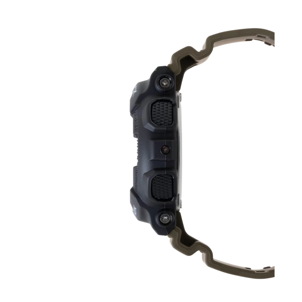 G-Shock Analog/Digital GA-100 Series Watch - Black Dial With Beige Resin Band