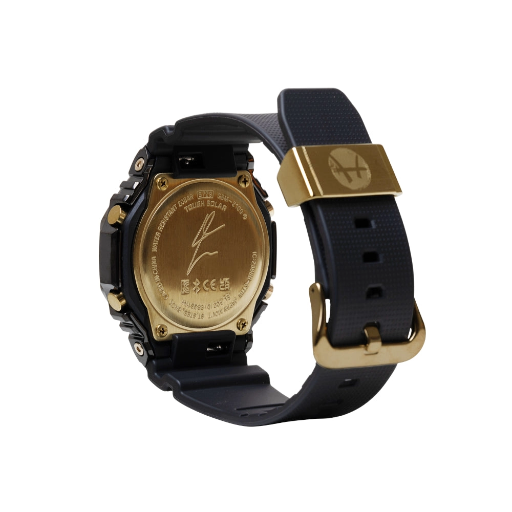 G-Shock G-Steel Analog/Digital Hachimura Resin Watch - Gold Dial