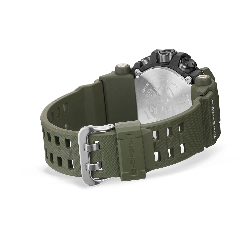 G-Shock Master of G-Land Mudman Solar - Black Dial With Green case and Strap