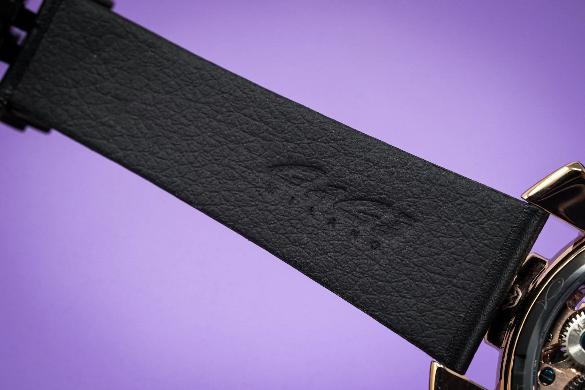 Gaga Milano Watch Neymar Jr. Skeleton Rose Gold Carbon Limited Edition