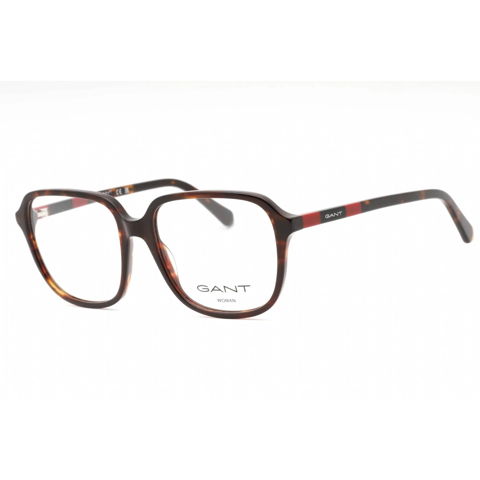 Gant Women's Eyeglasses - Dark Havana Plastic Square Shape Full Rim Frame | GA4155 052