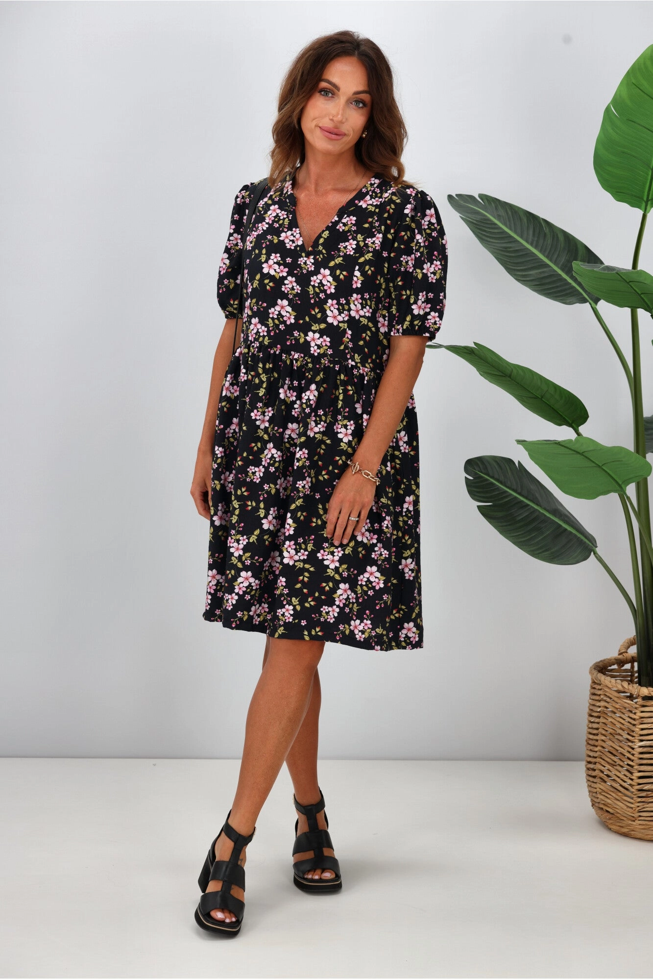 Gloss The Label Sakura Mini Dress Enchanted Floral