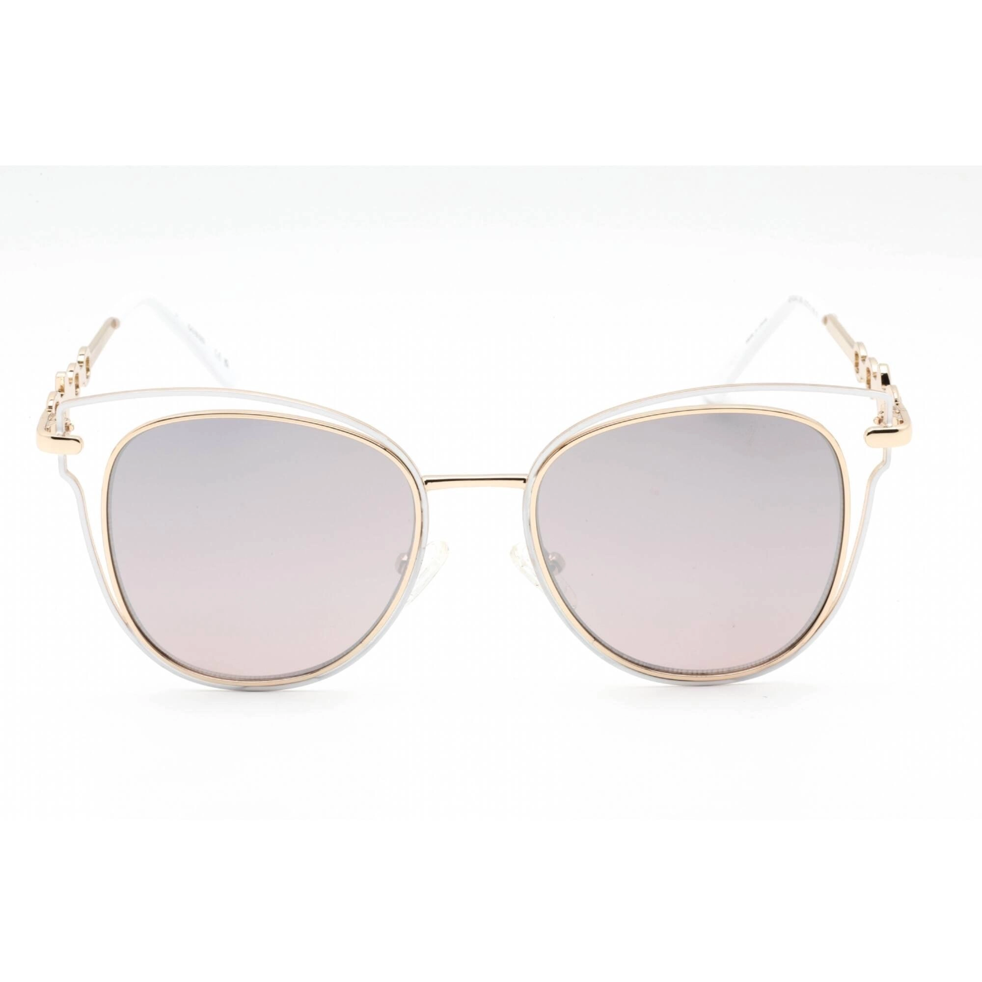 Guess Factory Women's Sunglasses - Shiny Rose Gold Cat Eye Metal Frame | GF0343 28U