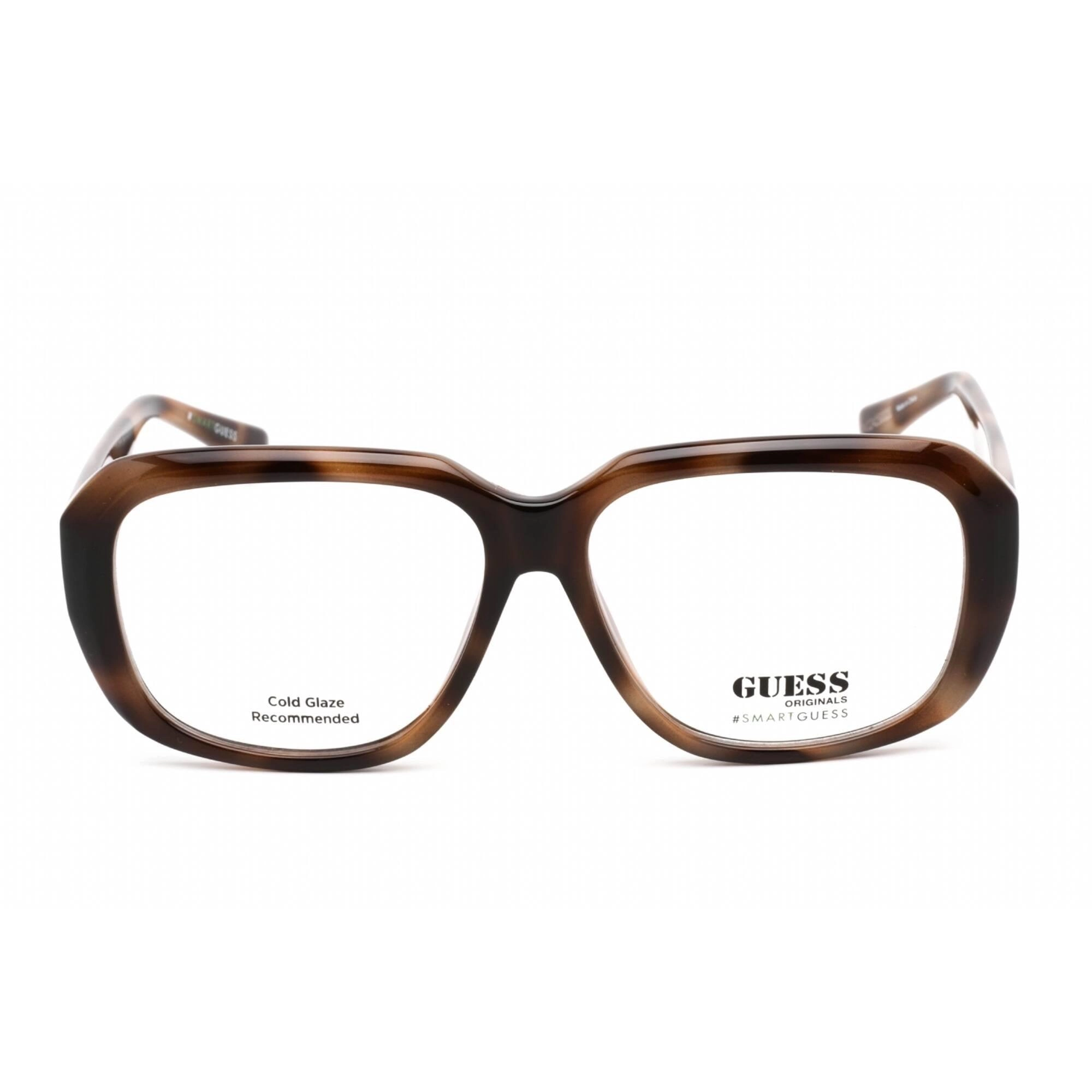 Guess Women's Eyeglasses - Full Rim Rectangular Blonde Havana Plastic | GU8240 053