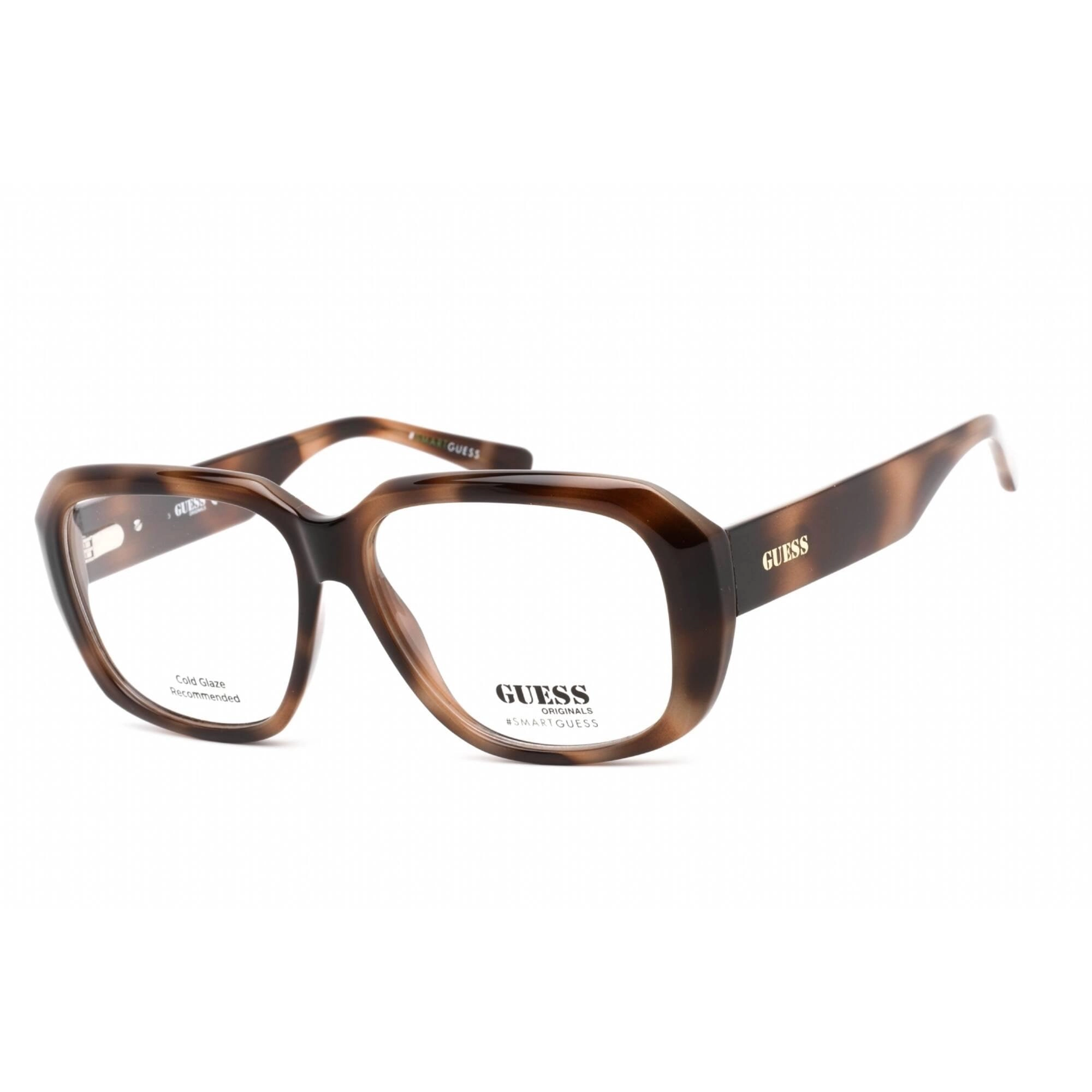 Guess Women's Eyeglasses - Full Rim Rectangular Blonde Havana Plastic | GU8240 053