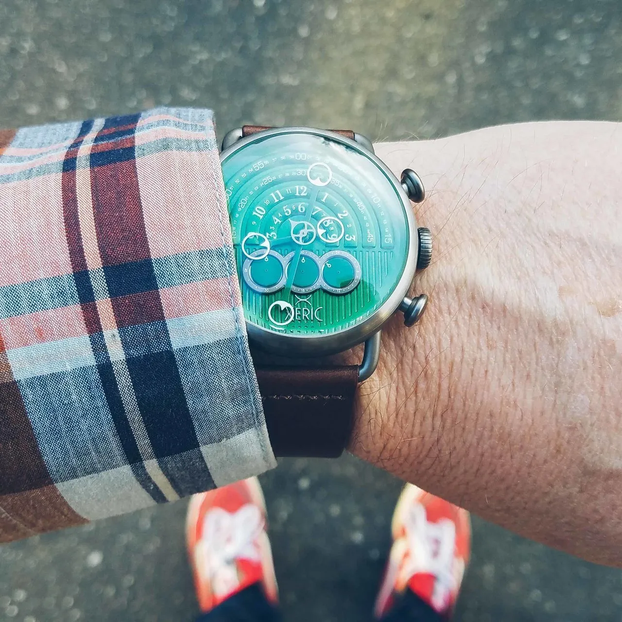 Halograph Chrono Sapphire Gunmetal Green