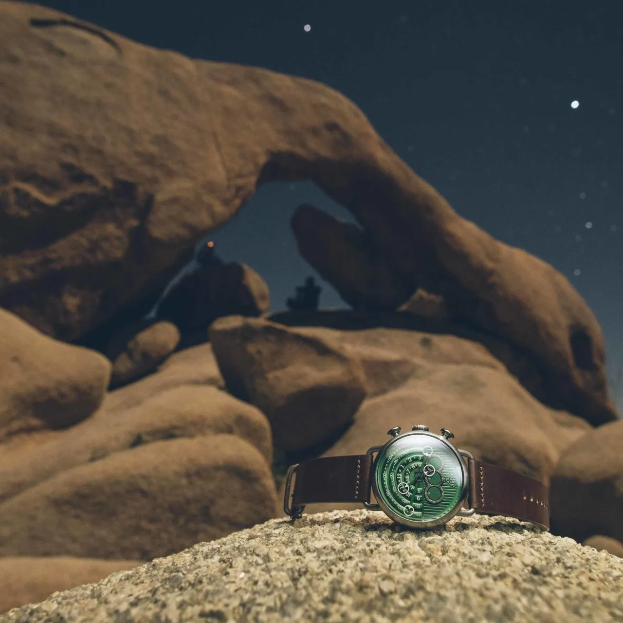 Halograph Chrono Sapphire Gunmetal Green