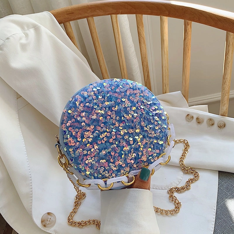 Handmade Bags Sequin Bag Small Bag Net Celebrity Sequined