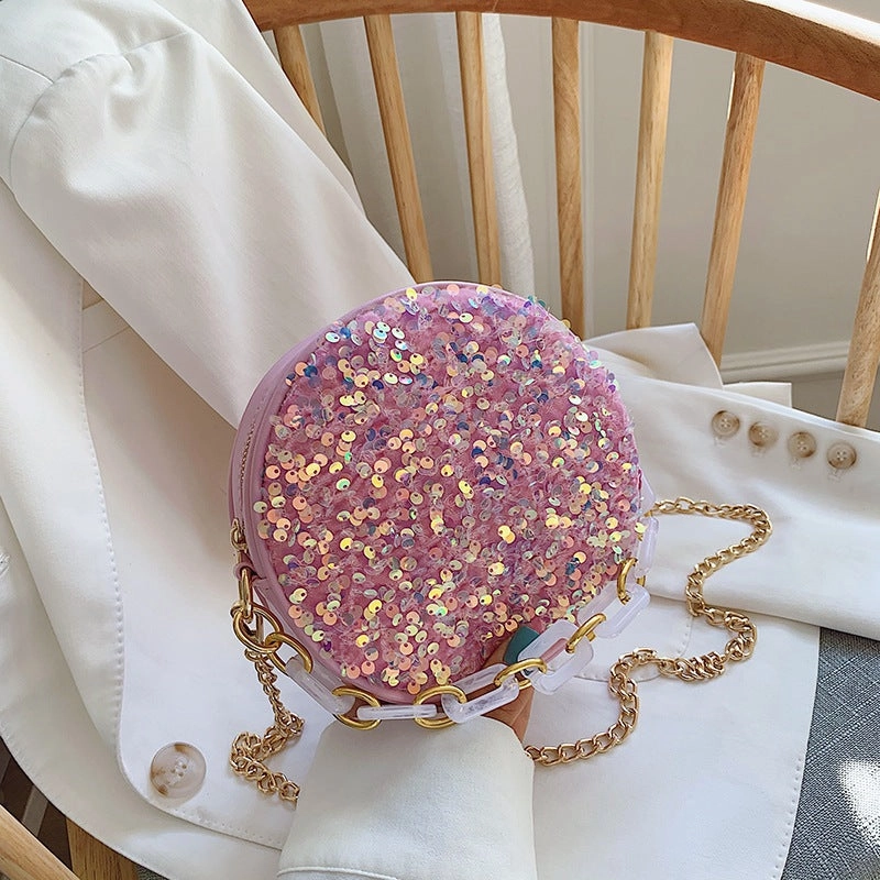 Handmade Bags Sequin Bag Small Bag Net Celebrity Sequined