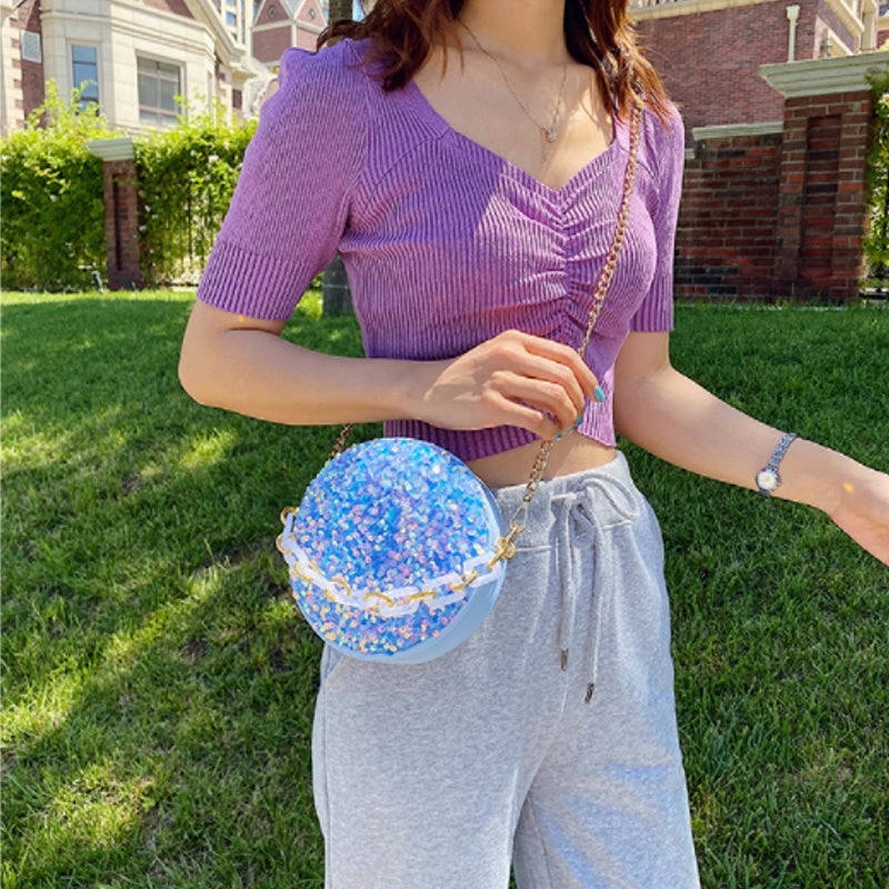 Handmade Bags Sequin Bag Small Bag Net Celebrity Sequined