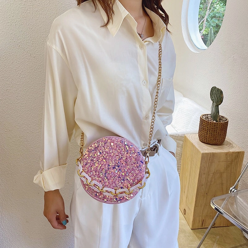 Handmade Bags Sequin Bag Small Bag Net Celebrity Sequined