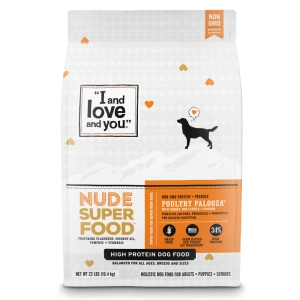 I and Love and You Grain Free Nude Super Food Poultry Palooza Dry Dog Food