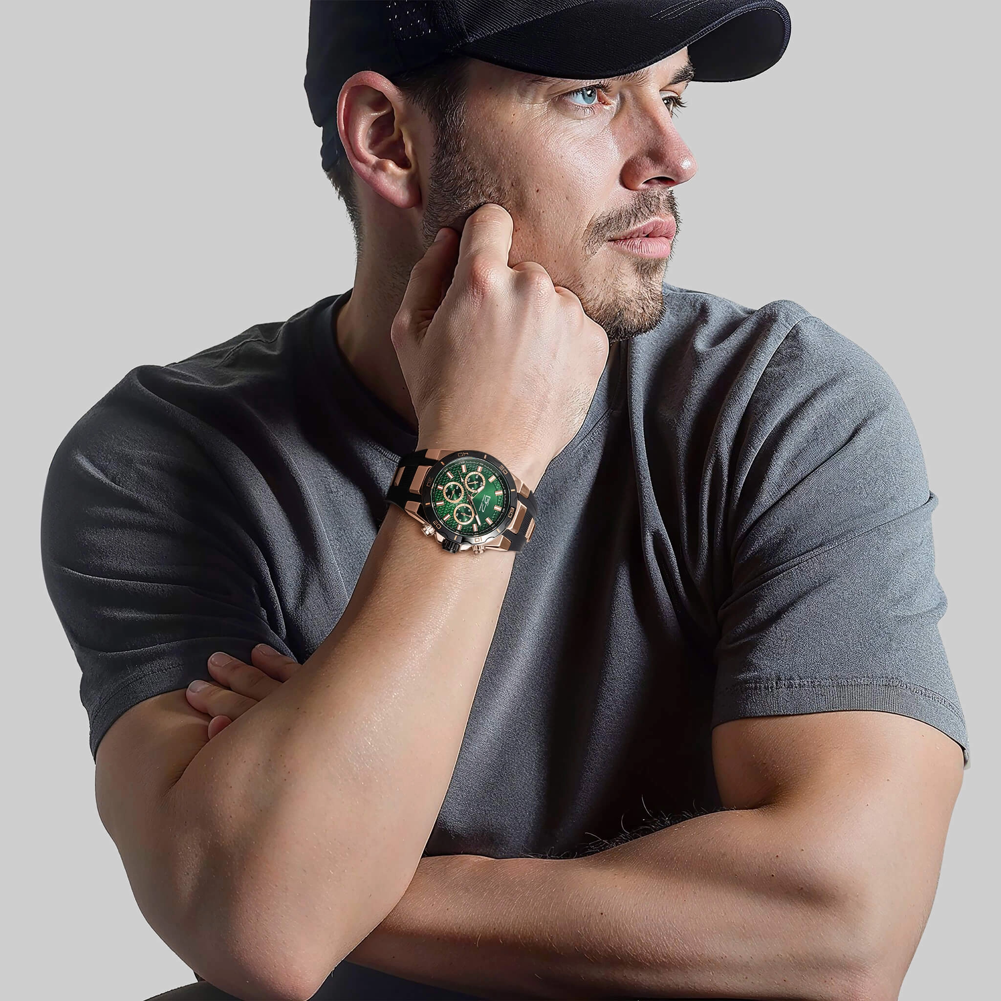 Intrepid Green Men's Watch