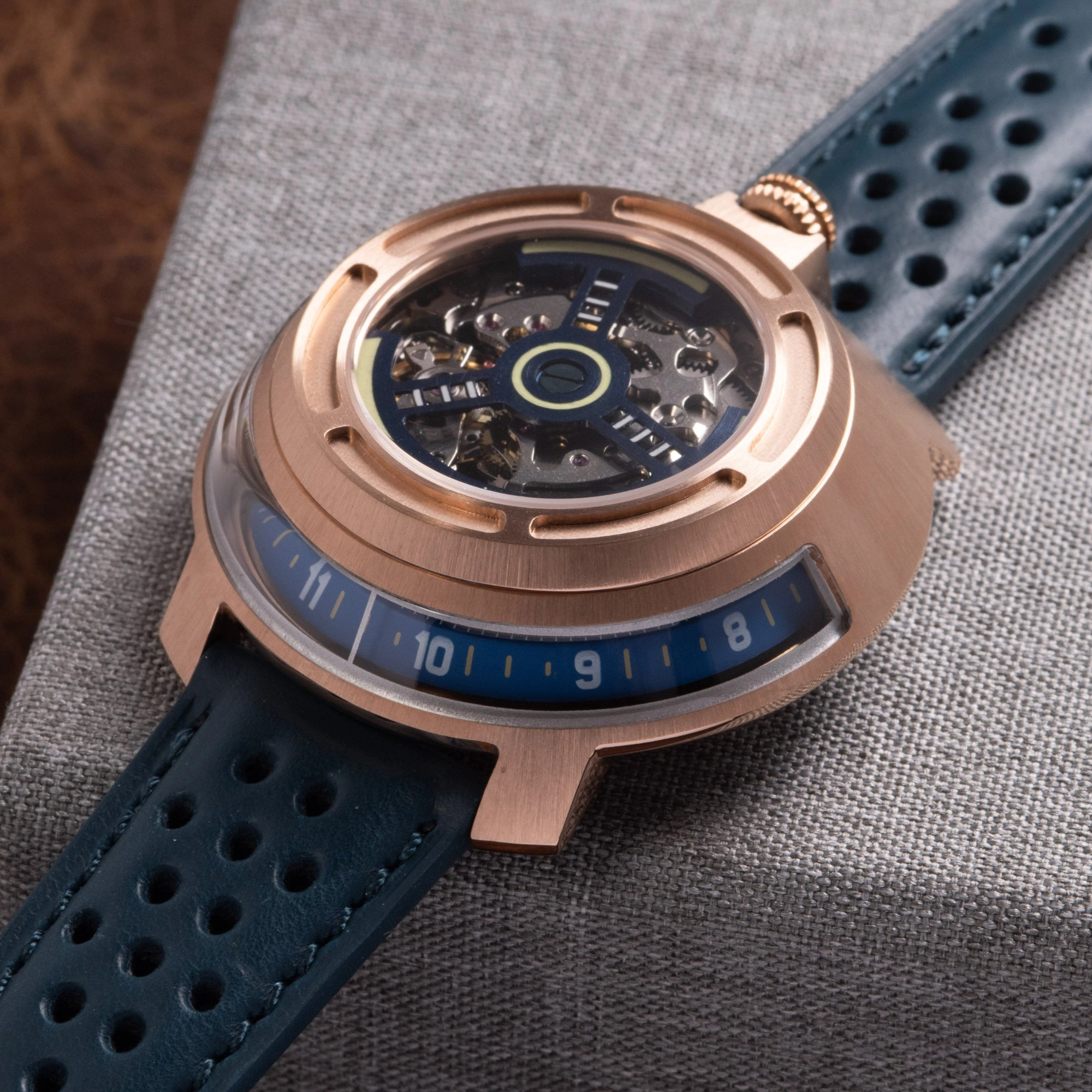 Invertor II Automatic Prototype Rose Gold Blue