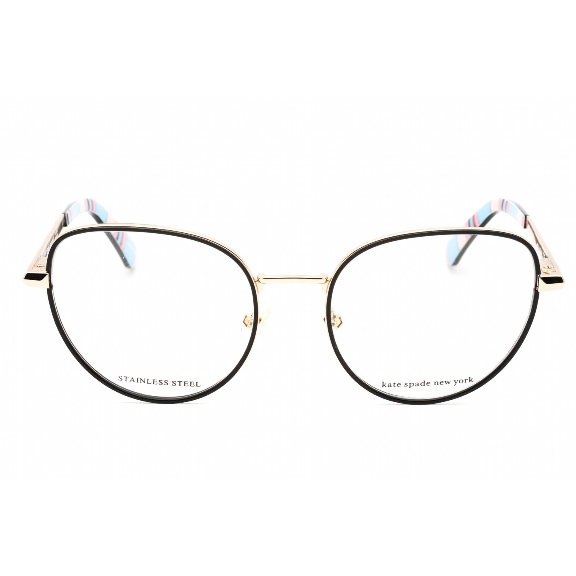 Kate Spade Women's Eyeglasses - Black Cat Eye Frame Clear Demo Lens | AYLA 0807 00