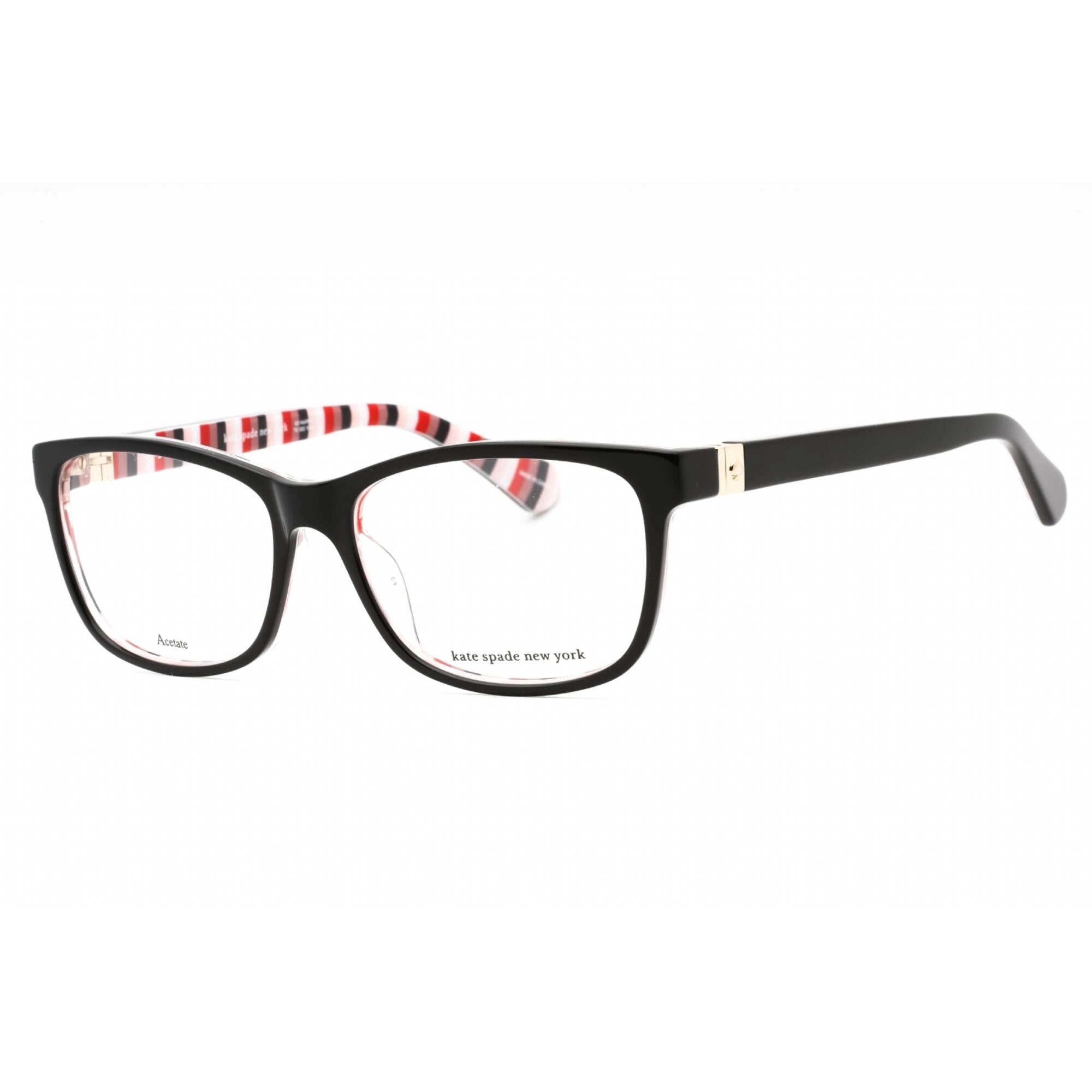 Kate Spade Women's Eyeglasses - Black Plastic Rectangular Frame | Calley 0807 00