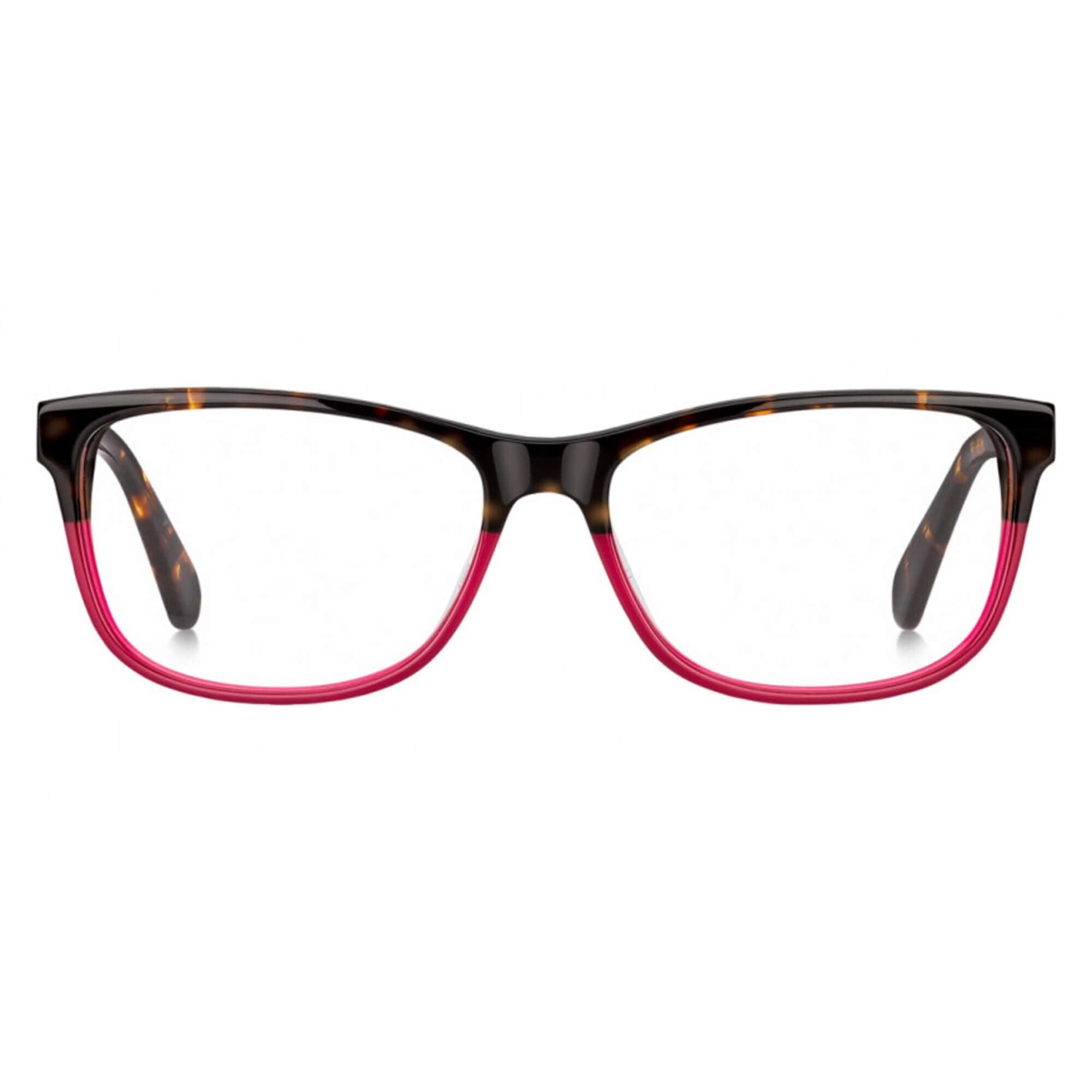 Kate Spade Women's Eyeglasses - Havana Burgundy Square Frame | KATE SPADE MYRNA 065T