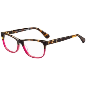 Kate Spade Women's Eyeglasses - Havana Burgundy Square Frame | KATE SPADE MYRNA 065T