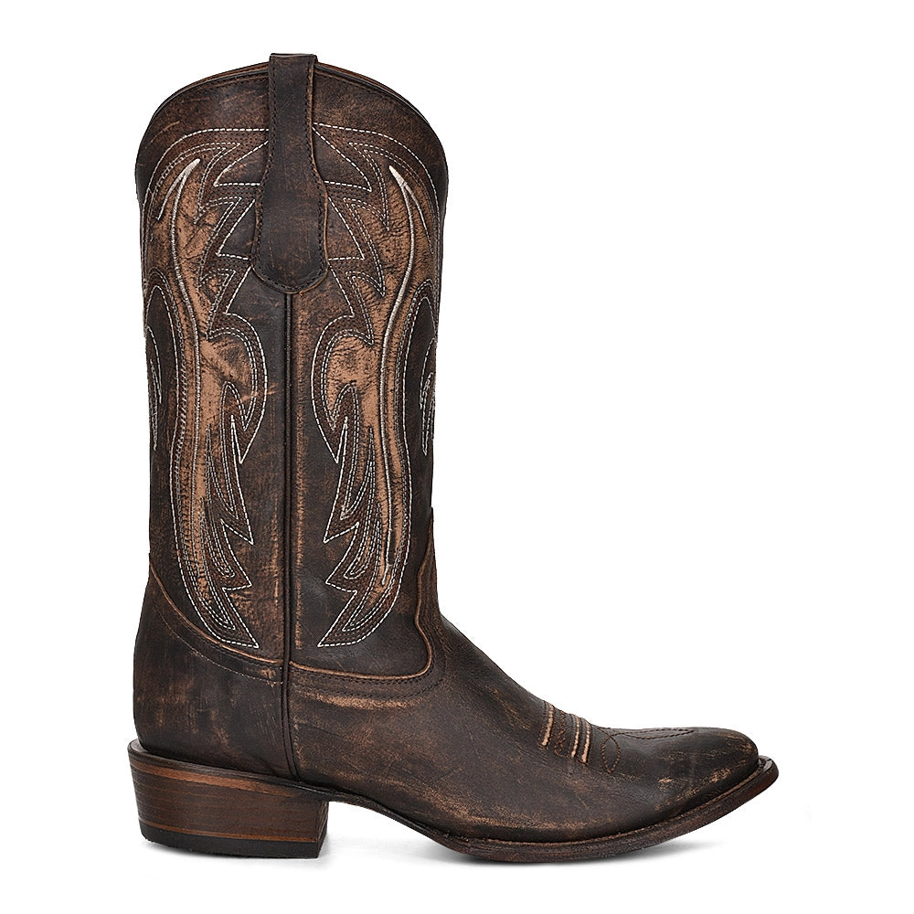 L5972 Mens Corral Circle G Embroidered Round Toe Cowboy Boots