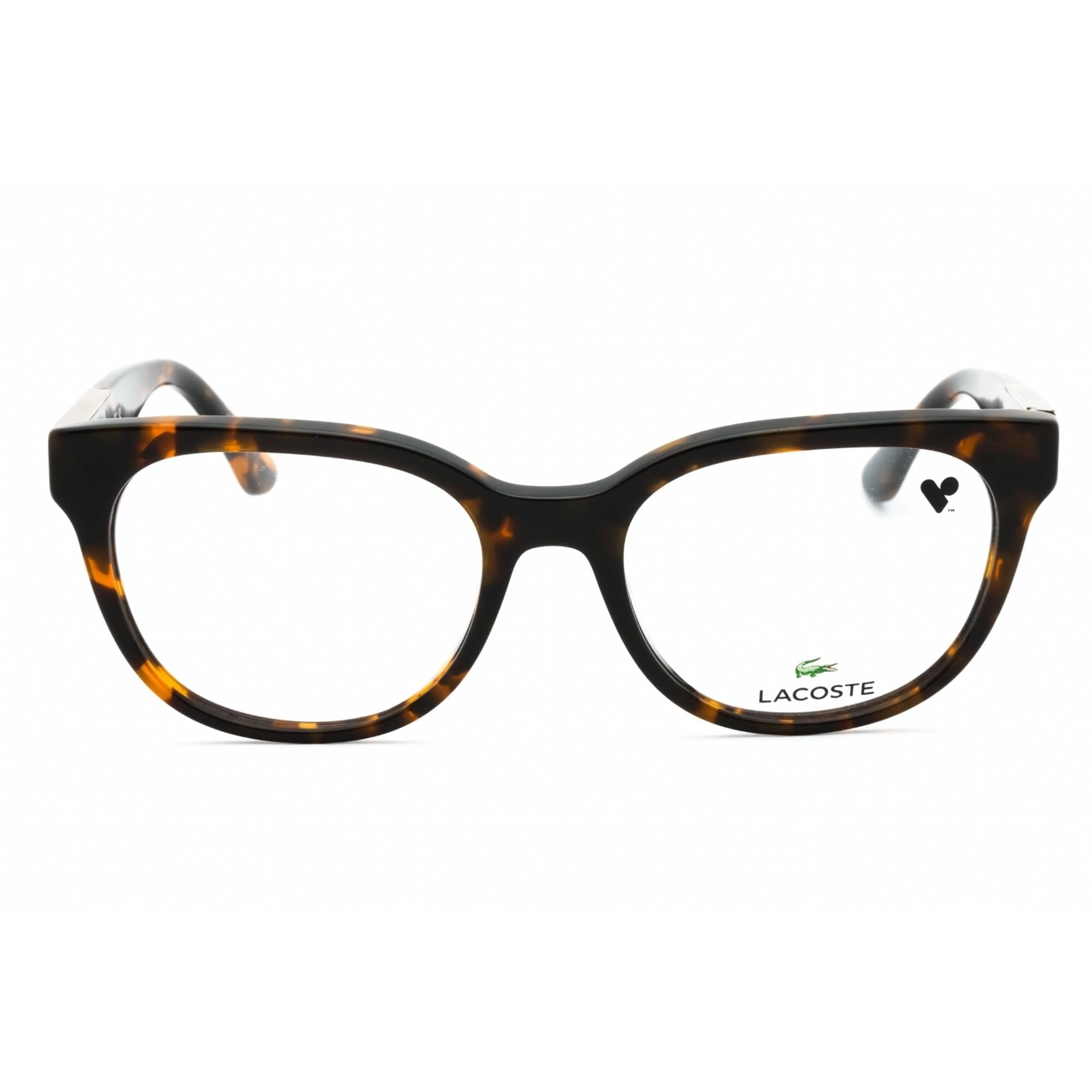 Lacoste Women's Eyeglasses - Havana Acetate Square Shape Full Rim Frame | L2901 230