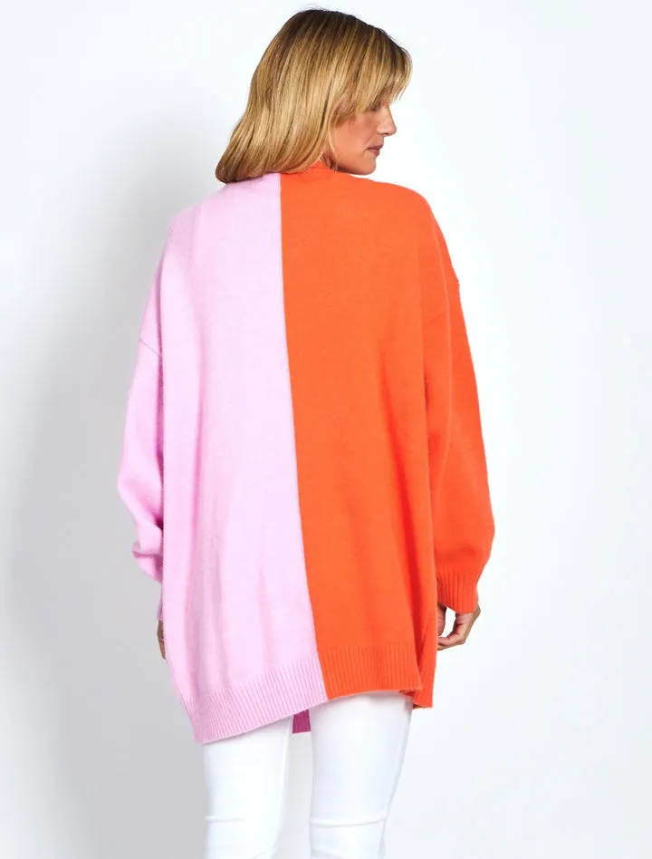 Leoni Lana Cardigan Pink Sorbet