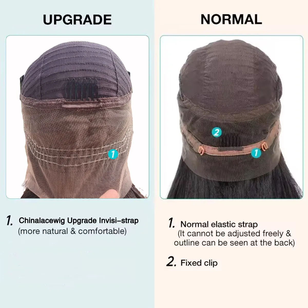 Long Layered Curtain Bangs with Rich Honey Brown Ombre 360 HD Invisible Lace Wigs CF73