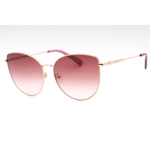 Longchamp Women's Sunglasses - Rose Gold Metal Cat Eye Full Rim Frame | LO158S 729