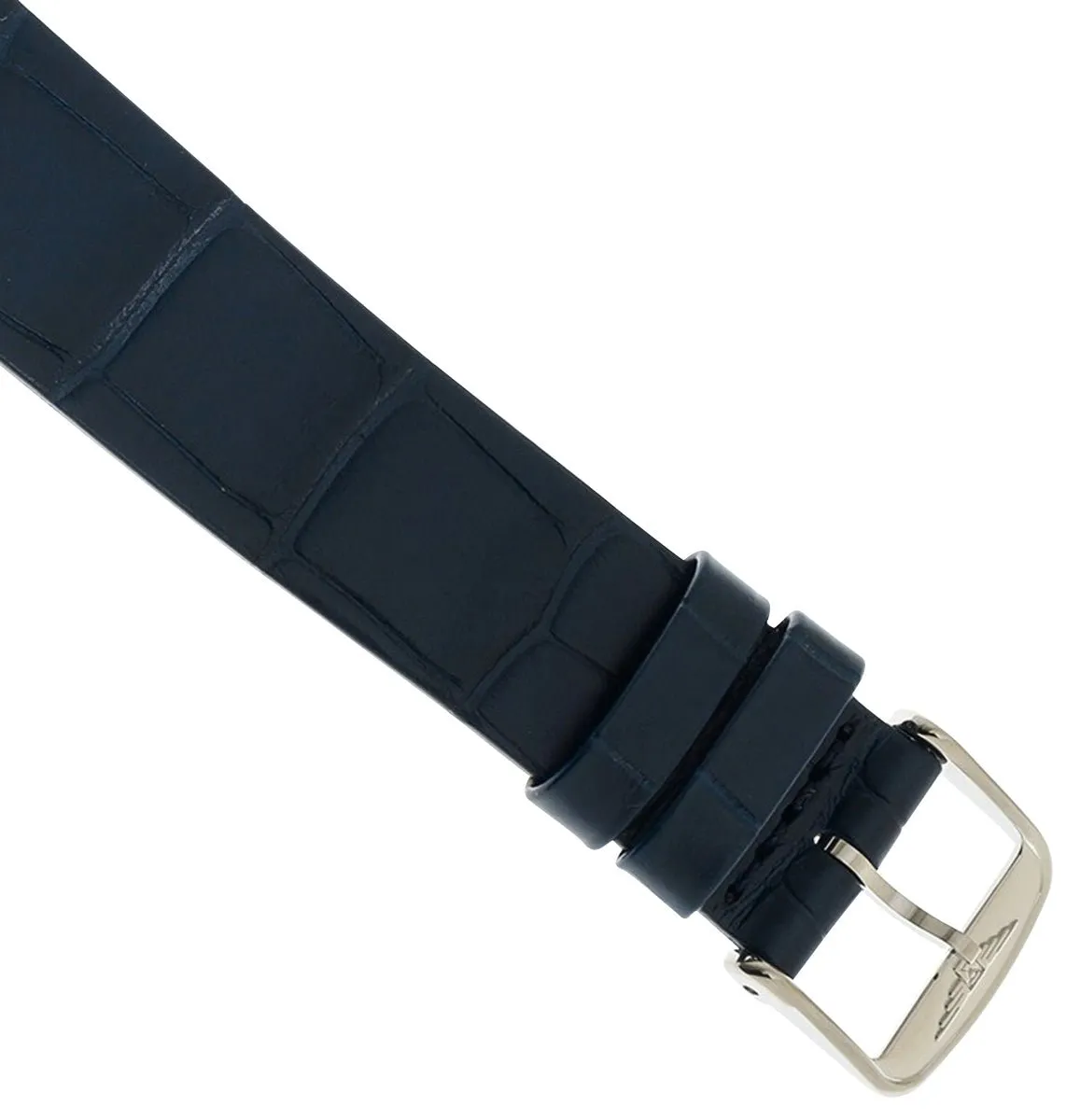 Longines La Grande Classique Stainless Steel Blue Dial Blue Leather Strap Diamonds Quartz Womens Watch L4.709.4.97.2