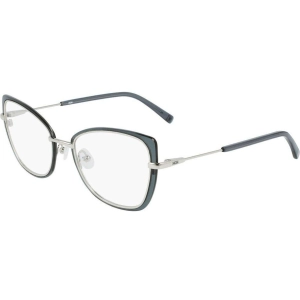 MCM Women's Eyeglasses - Slate Metal Full Rim Cat Eye Frame Demo Lens | MCM 2152 40