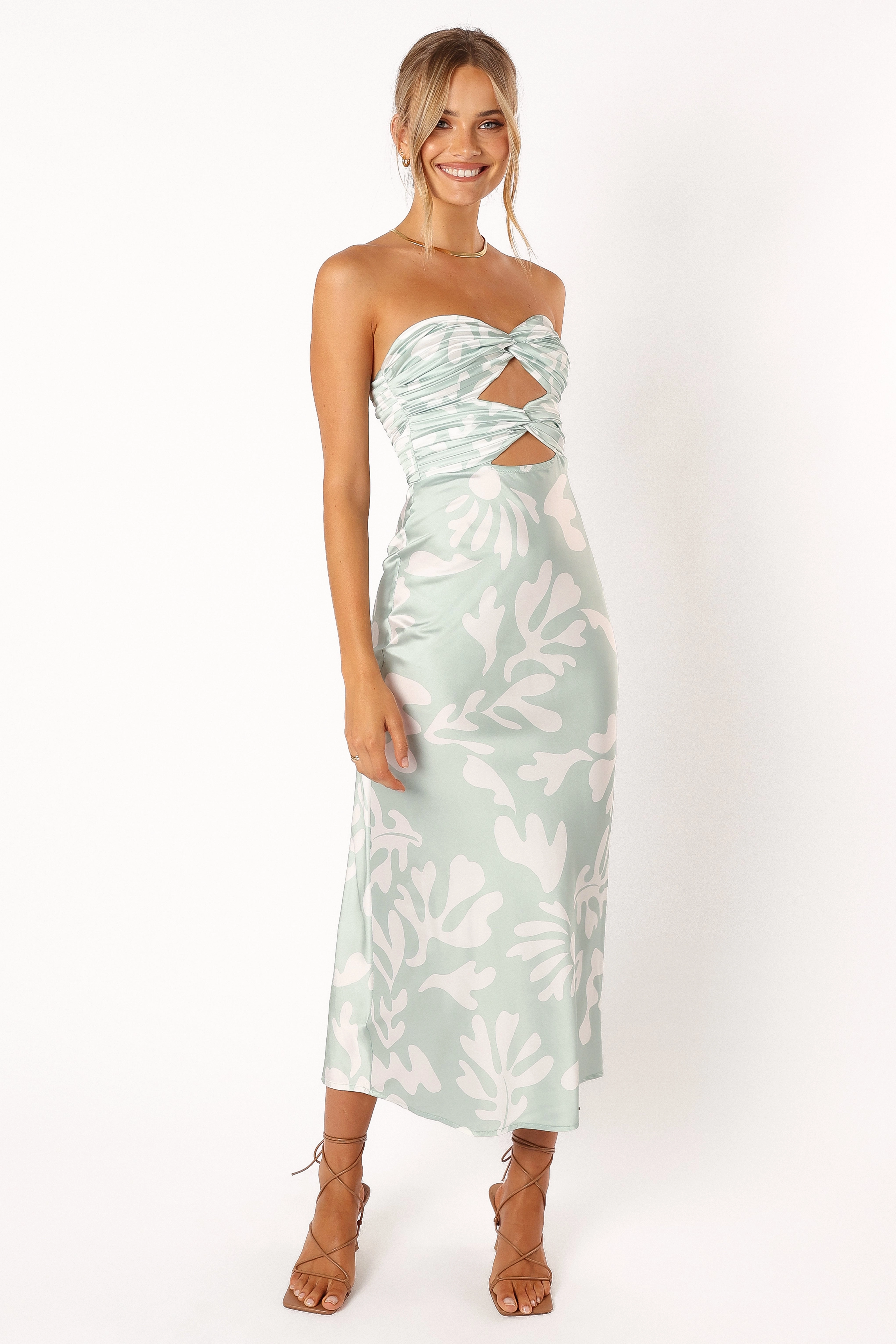 Melany Midi Dress - Sage