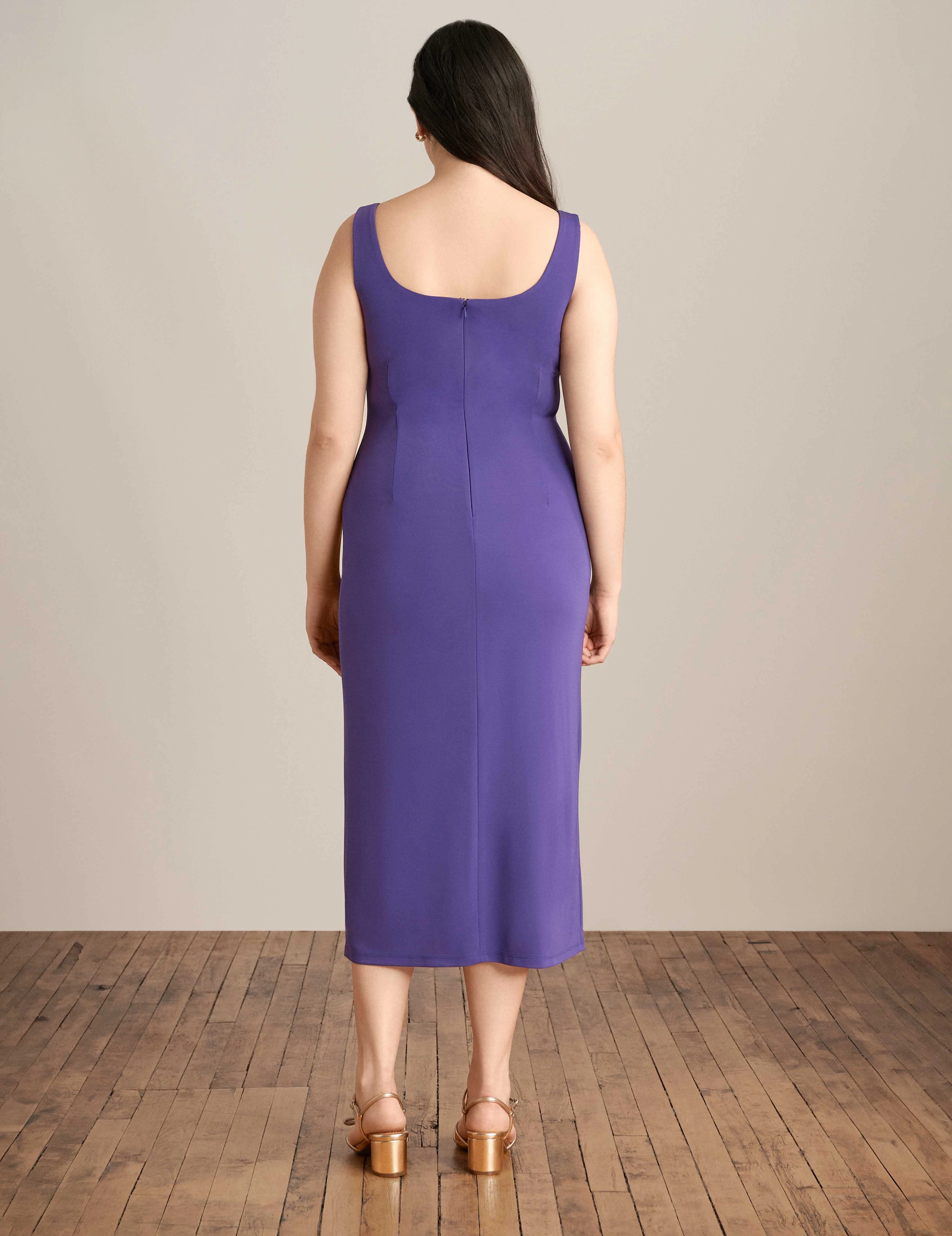 Midi Dress With Ring Hardware - Sale