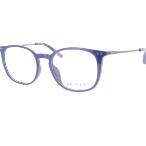 Primary Women's Eyeglasses - Demo Lens Plastic/Metal Cat Eye Full Rim | PN502 BLUE