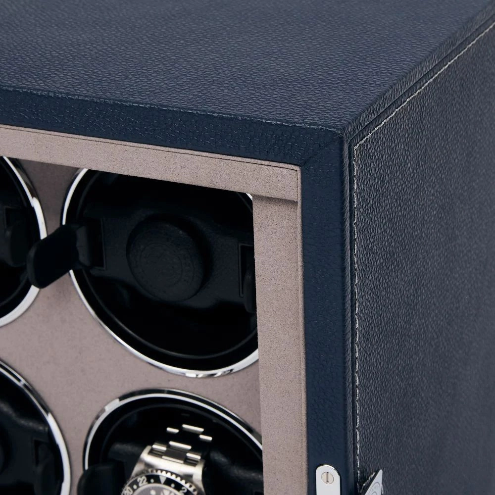 Quantum Quad Watch Winder - Navy