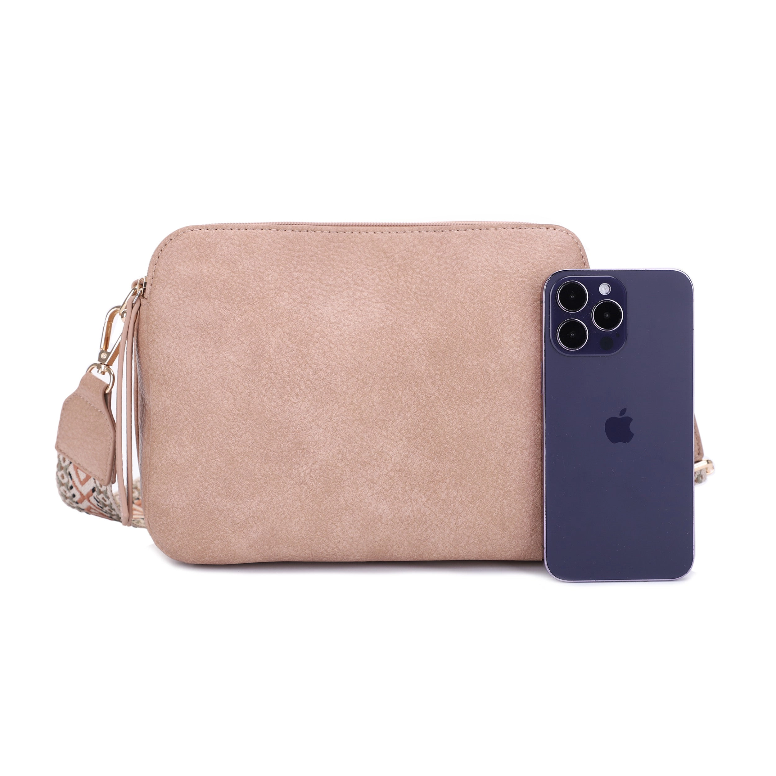 Rebecca Triple Compartment Lock and Key Concealed Carry Crossbody