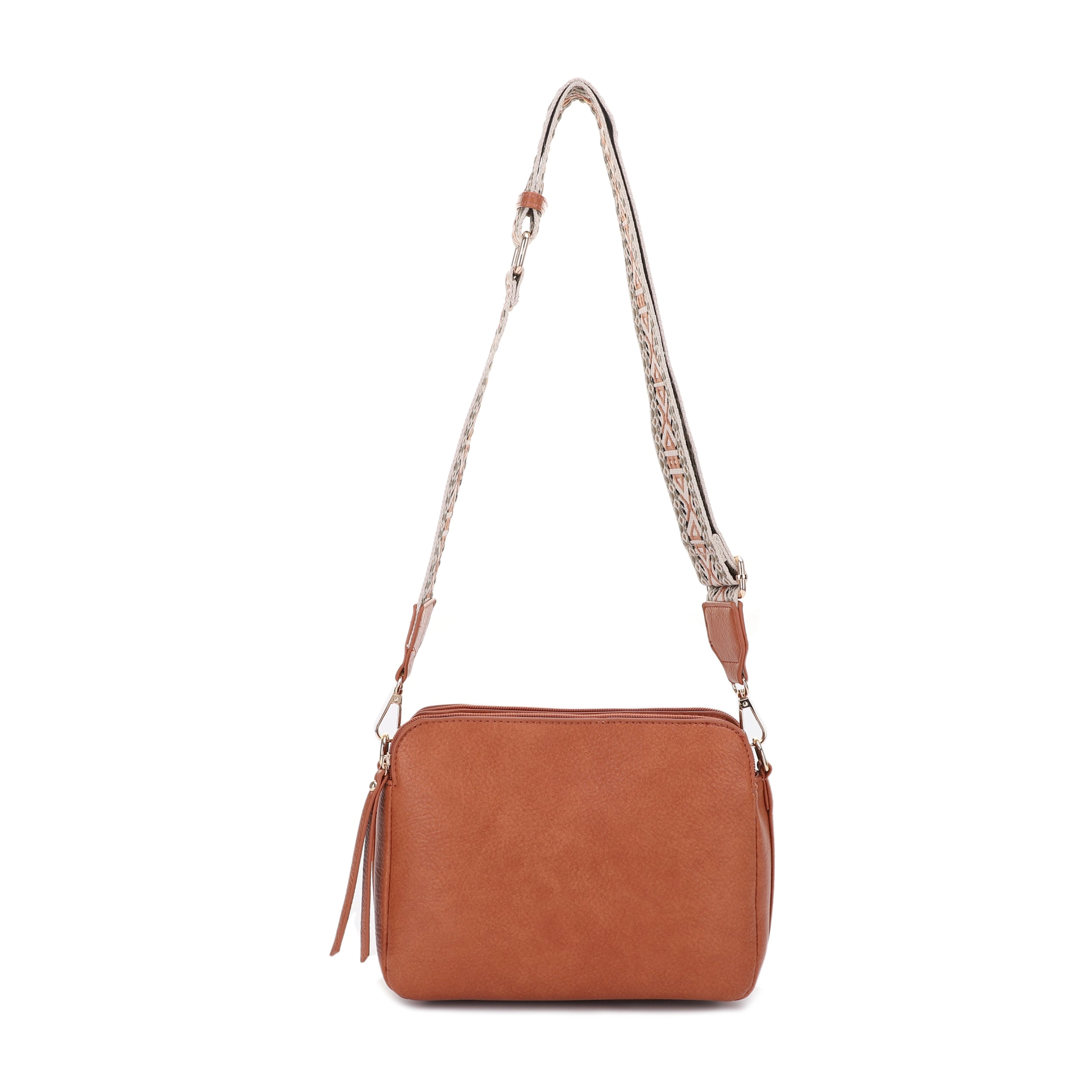 Rebecca Triple Compartment Lock and Key Concealed Carry Crossbody